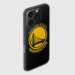 Чехол для iPhone 16 Pro силиконовый с защитой камеры Golden state warriors - фото 2