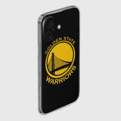 Чехол для iPhone 16 силиконовый с защитой камеры Golden state warriors - фото 2