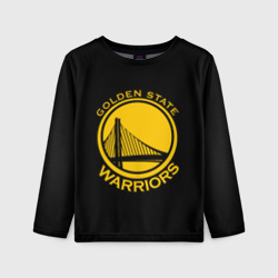 Детский лонгслив 3D Golden state warriors