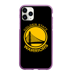 Чехол для iPhone 11 Pro Max матовый Golden state warriors