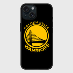 Чехол силиконовый для Apple iPhone 15 матовый Golden state warriors