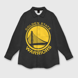 Мужская рубашка oversize 3D Golden state warriors