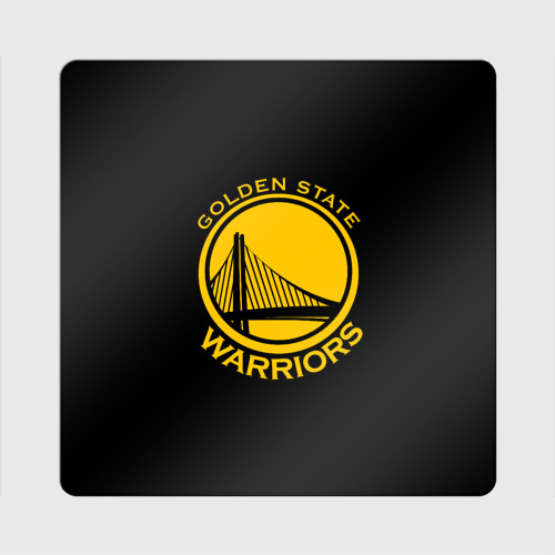 Магнит виниловый Квадрат Golden state warriors