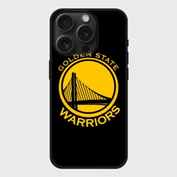 Чехол силиконовый для Apple iPhone 15 Pro матовый Golden state warriors