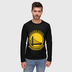 Мужской лонгслив 3D Golden state warriors - фото 2