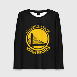 Женский лонгслив 3D Golden state warriors