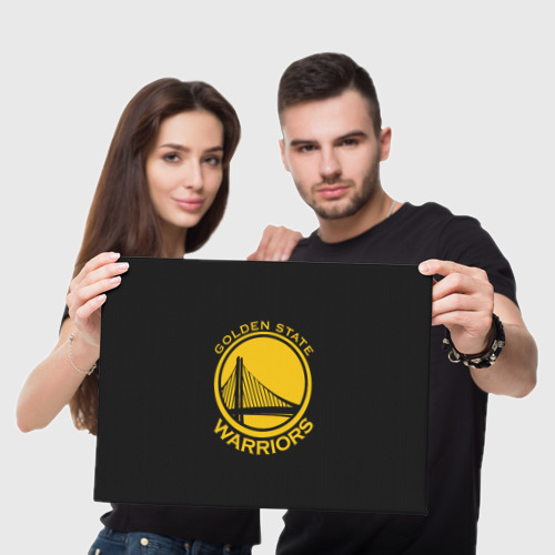 Холст прямоугольный Golden state warriors, цвет 3D печать - фото 5