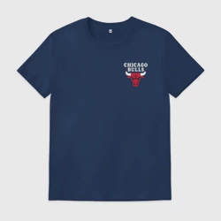 Мужская футболка хлопок Chicago bulls