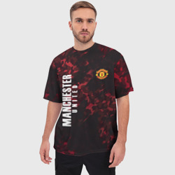 Мужская футболка oversize 3D Manchester United - фото 2