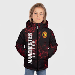 Зимняя куртка для мальчиков 3D Manchester United - фото 2