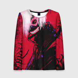 Женский лонгслив 3D Токийский Гуль