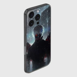 Чехол для iPhone 16 Pro силиконовый с защитой камеры Токийский Гуль Канеки Кен - фото 2