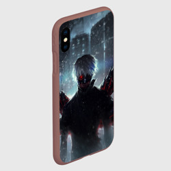Чехол для iPhone XS Max матовый Токийский Гуль Канеки Кен - фото 2