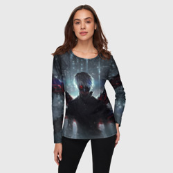 Женский лонгслив 3D Токийский Гуль Канеки Кен - фото 2