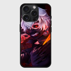 Чехол силиконовый для Apple iPhone 15 Pro матовый Токийский Гуль