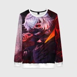 Женский свитшот 3D Токийский Гуль