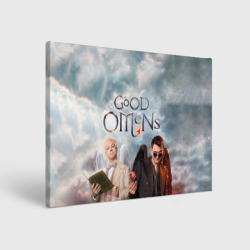 Холст прямоугольный Good Omens