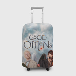 Чехол для чемодана 3D Good Omens