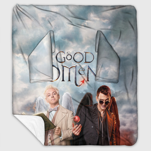 Плед с рукавами Good Omens