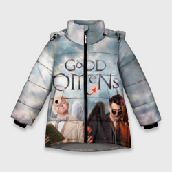 Зимняя куртка для девочек 3D Good Omens