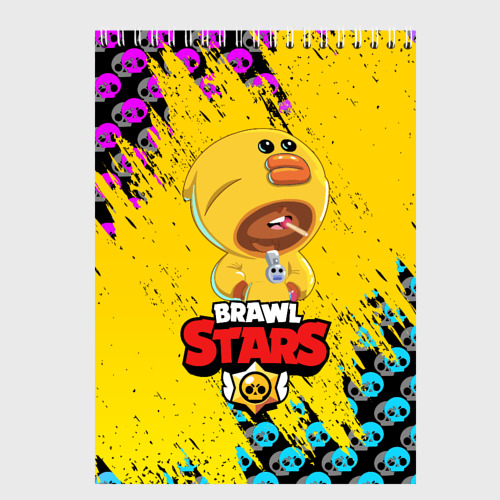 Скетчбук BRAWL STARS SALLY LEON., цвет белый