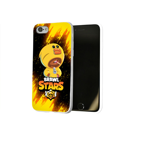 Чехол для Apple iPhone 7/8 soft-touch NEW BRAWL STARS SALLY LEON. Фото 01 Чехол для Apple iPhone 7/8 soft-touch NEW BRAWL STARS SALLY LEON. Фото 01