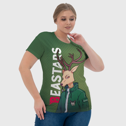 Женская футболка 3D Выдающиеся звери, цвет 3D печать - фото 6