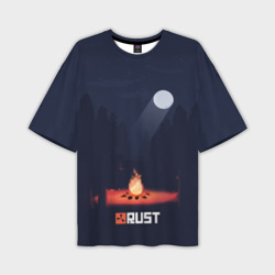 Мужская футболка oversize 3D Rust