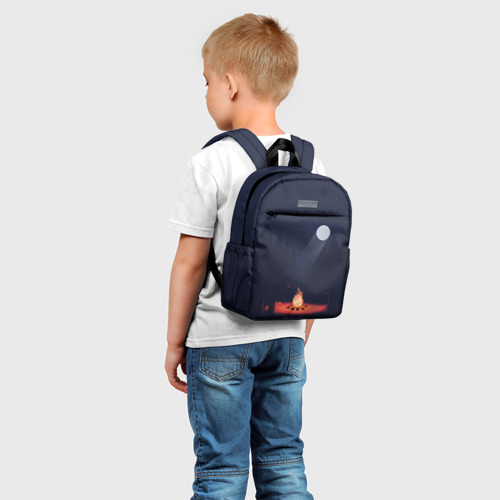 Детский рюкзак 3D с принтом Rust, фото на моделе #1