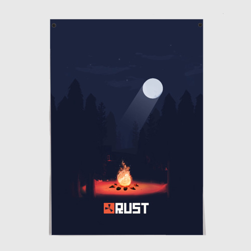 Постер с принтом Rust, вид спереди №1
