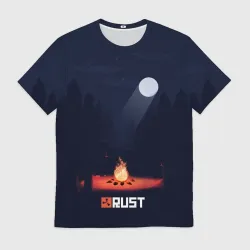 Мужская футболка 3D Rust