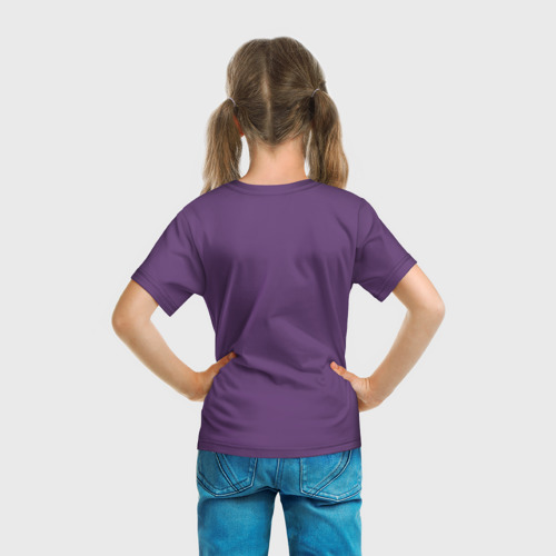 Детская футболка 3D с принтом JoJo Bizarre Adventure, вид сзади #2
