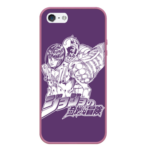 Чехол для iPhone 5/5S матовый JoJo Bizarre Adventure