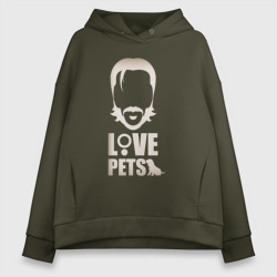 Женское светящееся худи Love Pets