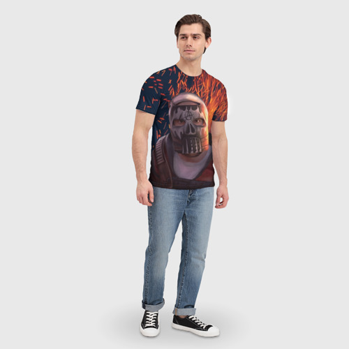 Мужская футболка 3D Sparks Rust, цвет 3D печать - фото 5