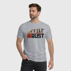 Мужская футболка хлопок Evolution Rust - фото 2