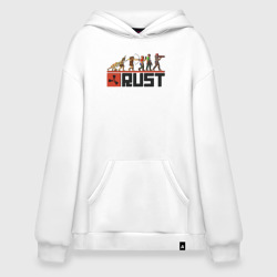 Худи SuperOversize хлопок Evolution Rust