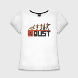Женская футболка хлопок Slim Evolution Rust