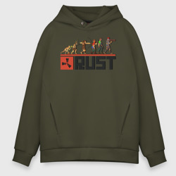 Мужское худи Oversize хлопок Evolution Rust