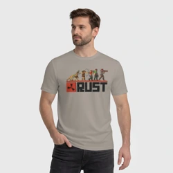 Мужская футболка хлопок Evolution Rust - фото 2