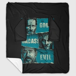 Плед с рукавами Good, Badass, Evil