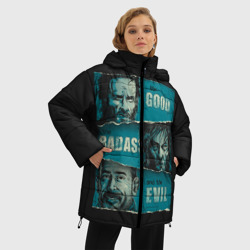 Женская зимняя куртка Oversize Good, Badass, Evil - фото 2