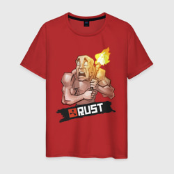 Мужская футболка хлопок Rust