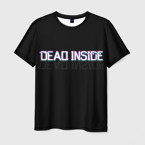 Мужская футболка 3D Dead Inside, цвет 3D печать