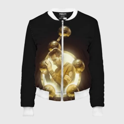 Женский бомбер 3D Месси шестикратный