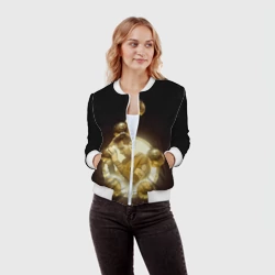 Женский бомбер 3D Месси шестикратный - фото 2