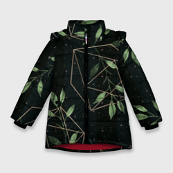 Зимняя куртка для девочек 3D Геометрия в природе