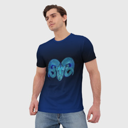 Мужская футболка 3D Знаки Зодиака Овен - фото 2