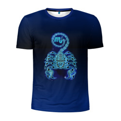 Спортивная футболка 3D Знаки Зодиака Скорпион (Мужская)