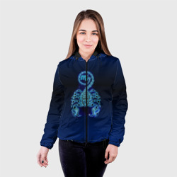 Женская куртка 3D Знаки Зодиака Скорпион - фото 2